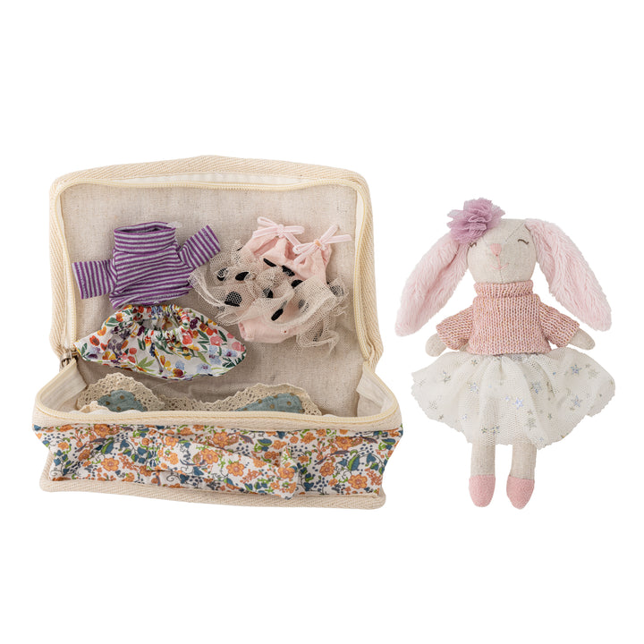 Poupée habillée Milly avec valise