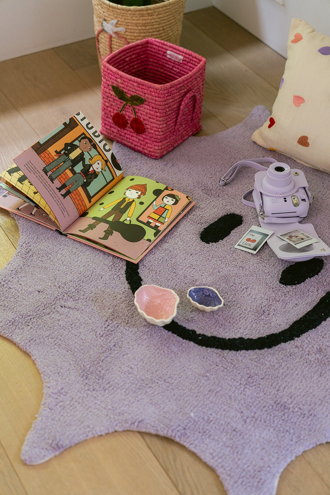 Bols à bijoux en céramique Coquillage – Rose & Lilas – Set de 2 - Rice - CloverLiving.Com