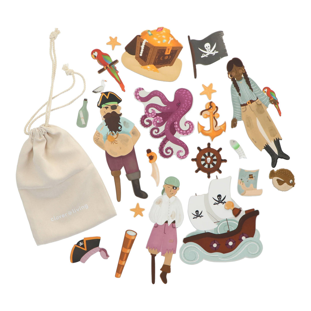 Stickers Magnétiques Pirate - Clover Living - CloverLiving.Com