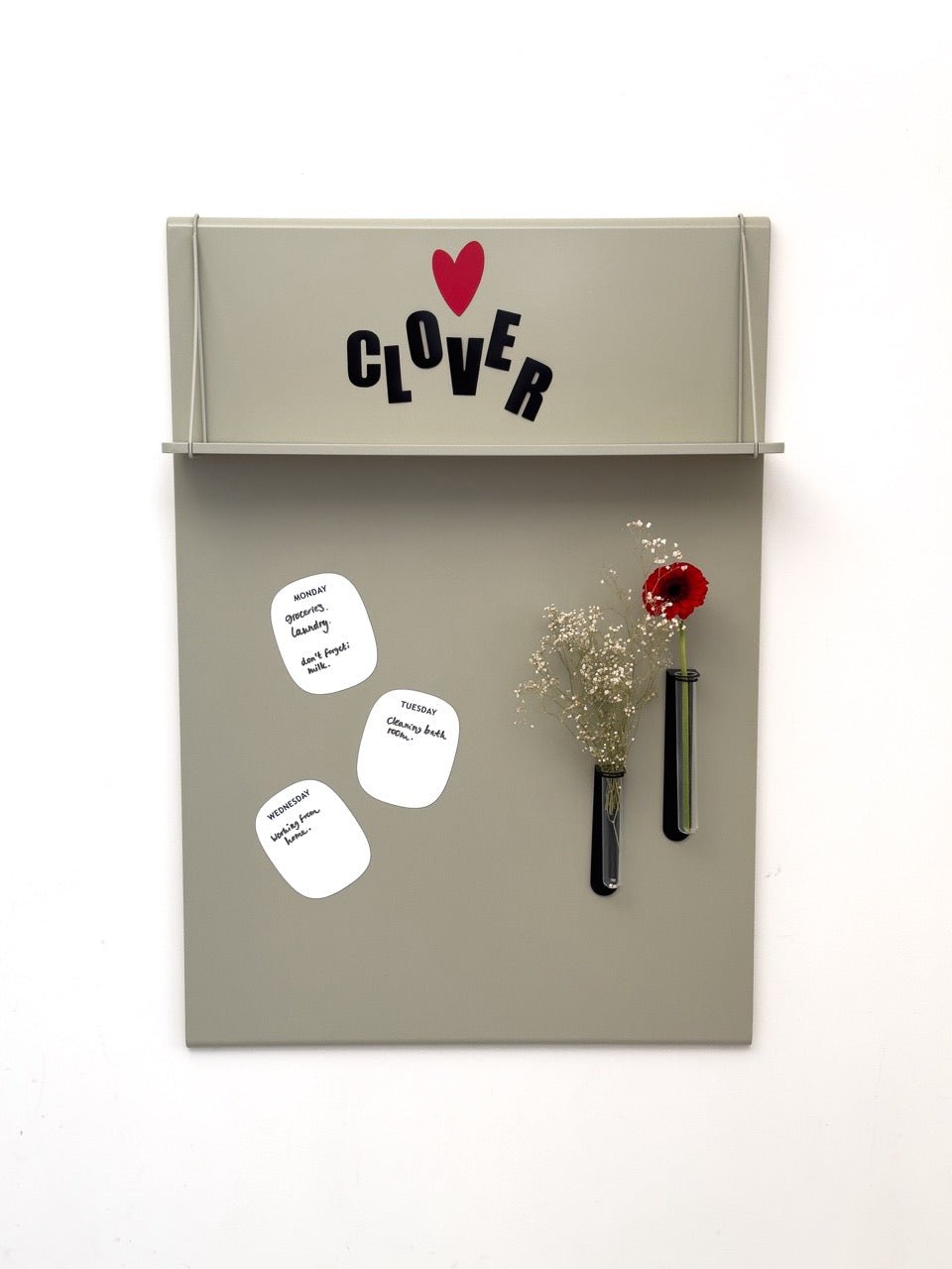 Agenda hebdomadaire magnétique - lot de 8 pièces - Groovy Magnets - CloverLiving.Com