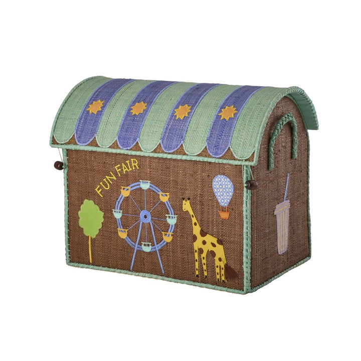 Panier de rangement - Thème Fête foraine - Thé - Petit - Rice - CloverLiving.Com