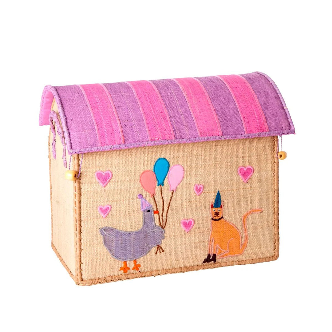 Panier de rangement - Thème Party Animal - Naturel - Petit - Rice - CloverLiving.Com