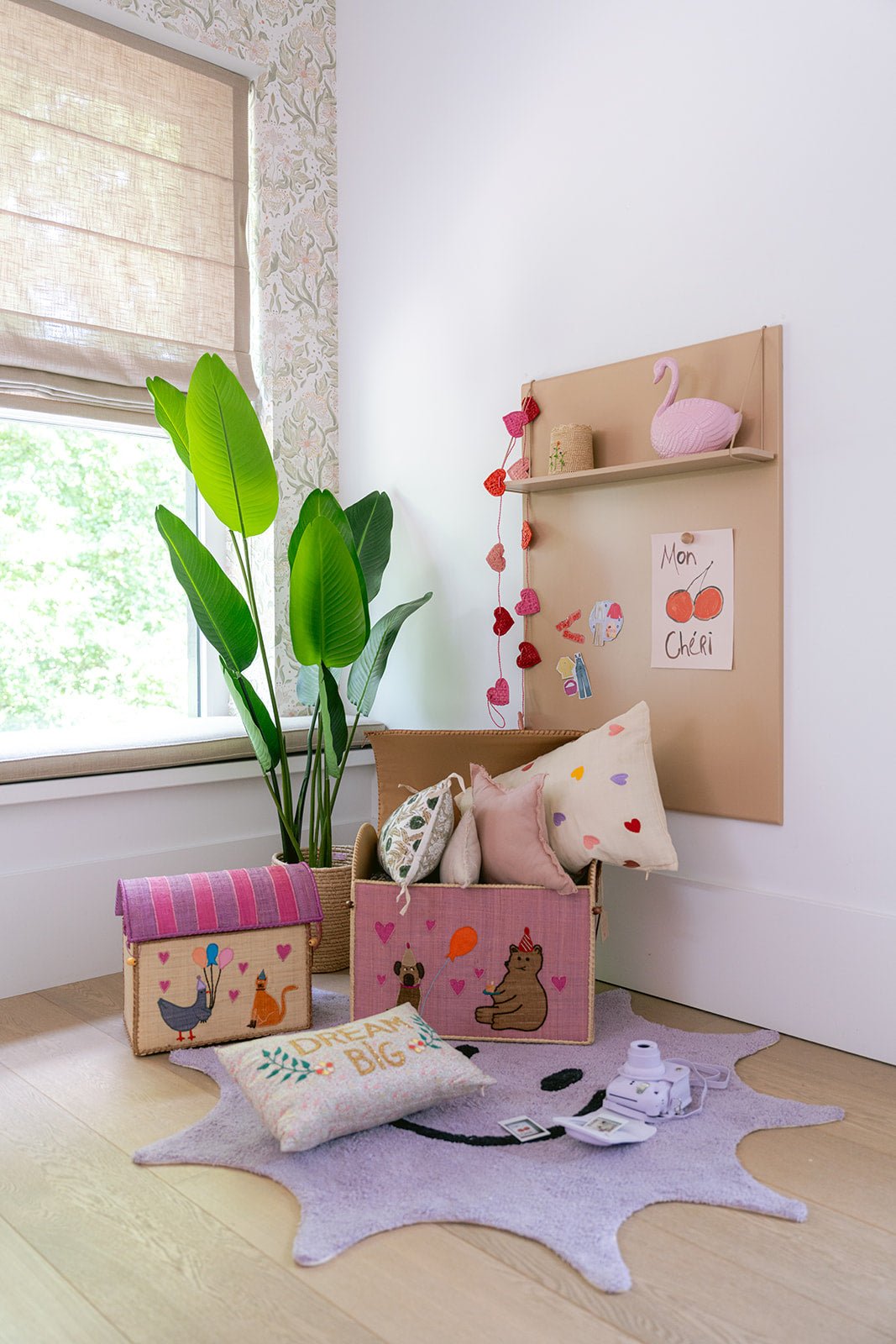 Panier de rangement - Thème Party Animal - Naturel - Petit - Rice - CloverLiving.Com