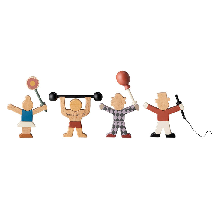 Rossaio Circus Ensemble de jouets - Bois - Bloomingville - CloverLiving.Com