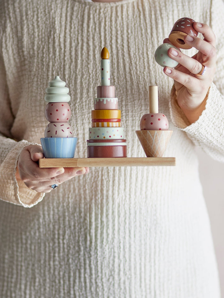 Ensemble de jouets gâteau Celebrate - Bois - Bloomingville - CloverLiving.Com