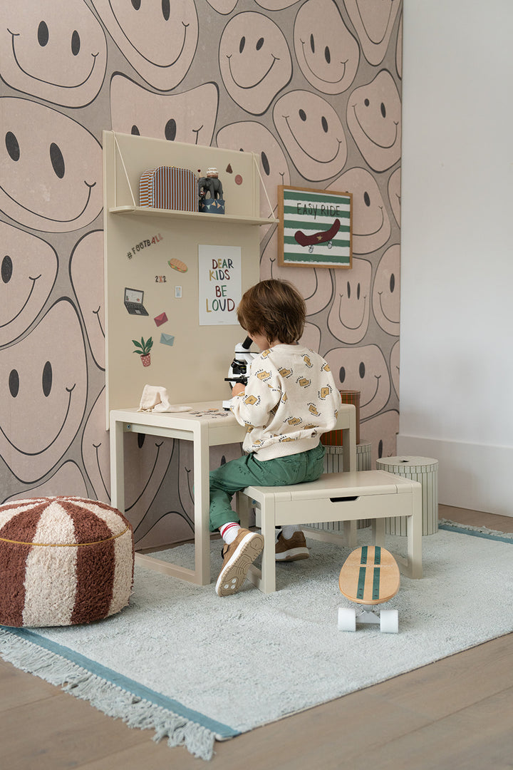 Tapis Chambre d’Enfant Bleu Brumeux